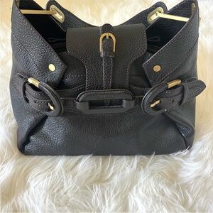 Jimmy Choo Tulita Pebbled Finish Leather Handbag